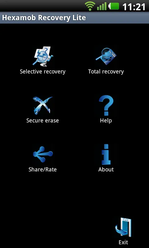 Hexamob Recovery PRO Screenshots