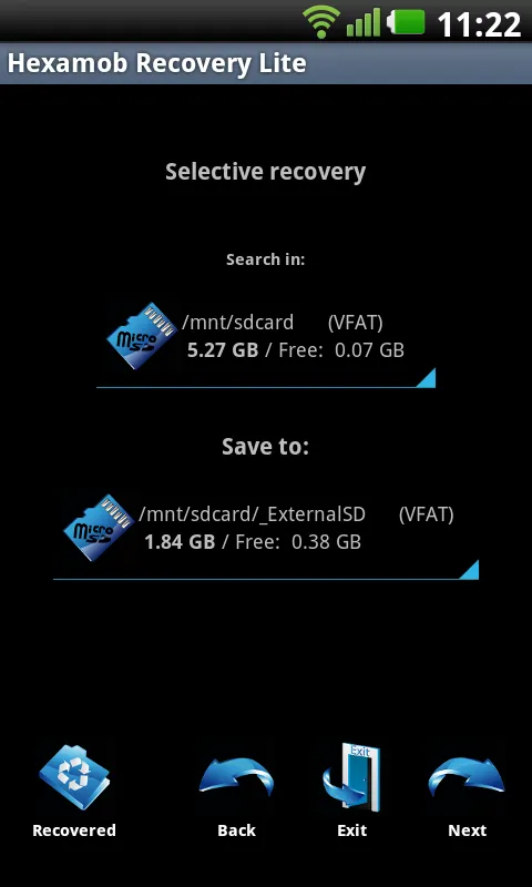 Hexamob Recovery PRO Screenshots