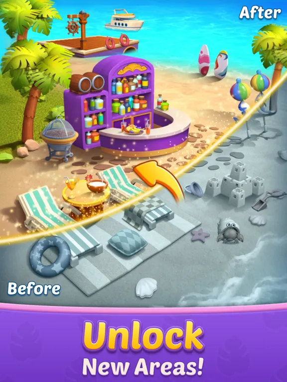 Tropic Match: Adventure Story! iPad  স্ক্রিনশট