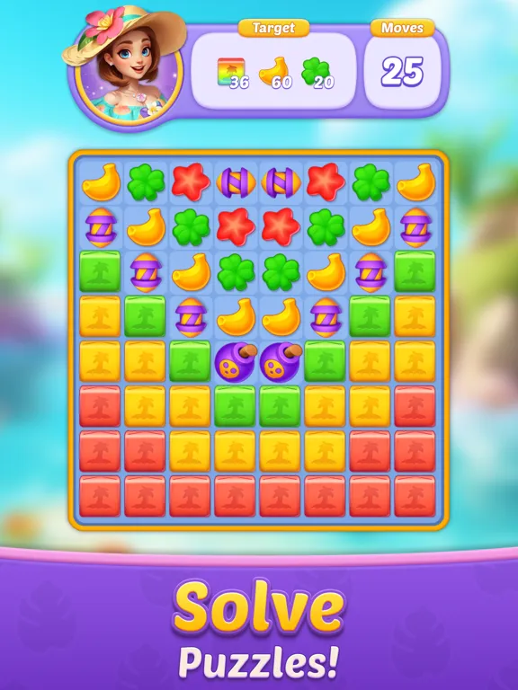 Tropic Match: Adventure Story! iPad  স্ক্রিনশট