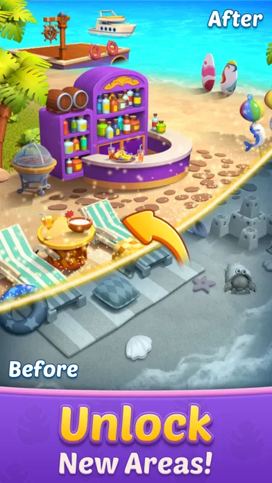Tropic Match: Adventure Story! স্ক্রিনশট