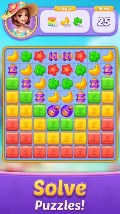 Tropic Match: Adventure Story! স্ক্রিনশট