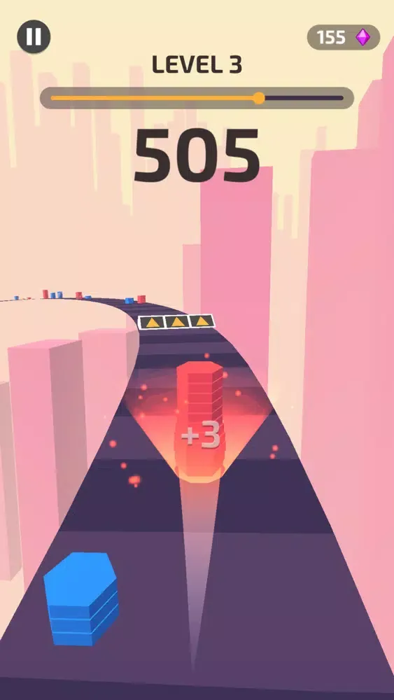 Zrzuty ekranu Color Stack—Hexa Run