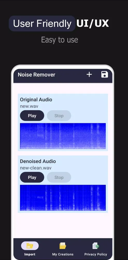 Remove Noise Audio Video Screenshots