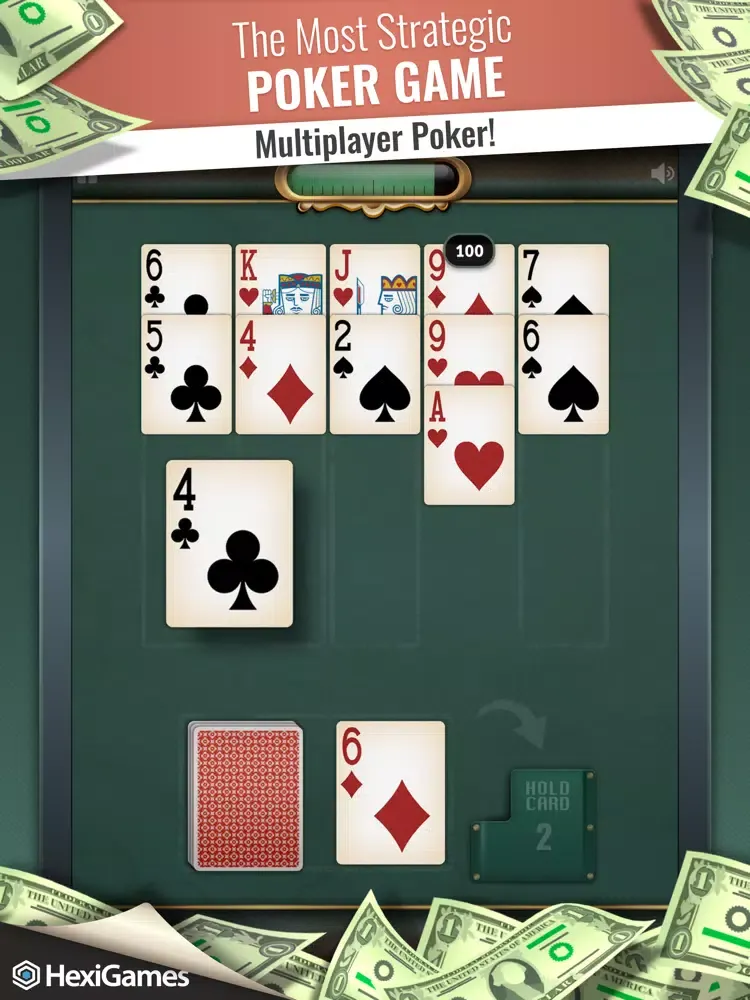 5-Hand Poker: Real Money Game iPad 應用截圖