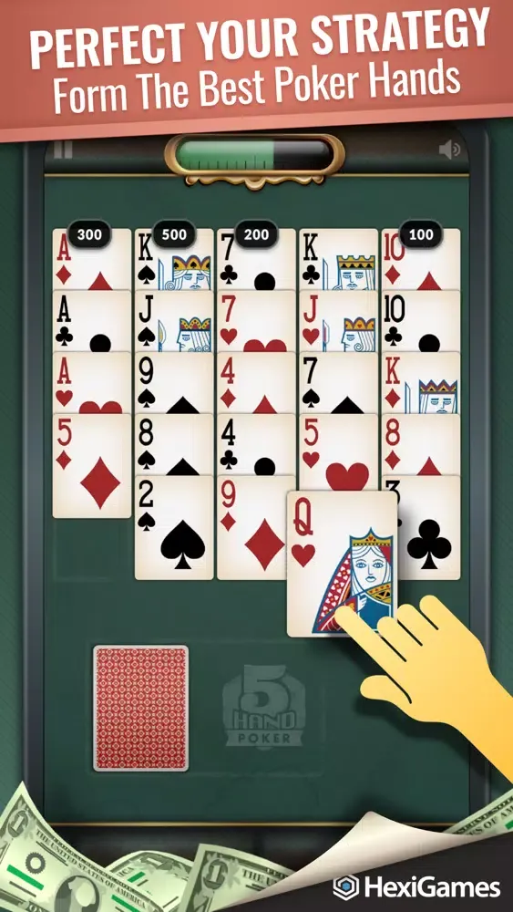 5-Hand Poker: Real Money Game應用截圖