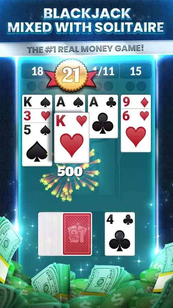 Play 21 - Real Money Card Game應用截圖