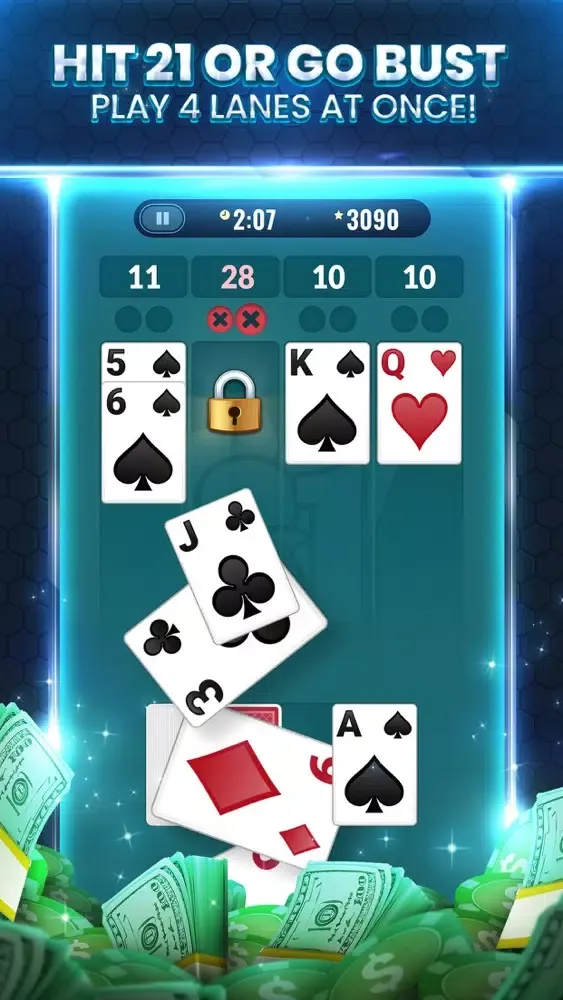 Play 21 - Real Money Card Game應用截圖