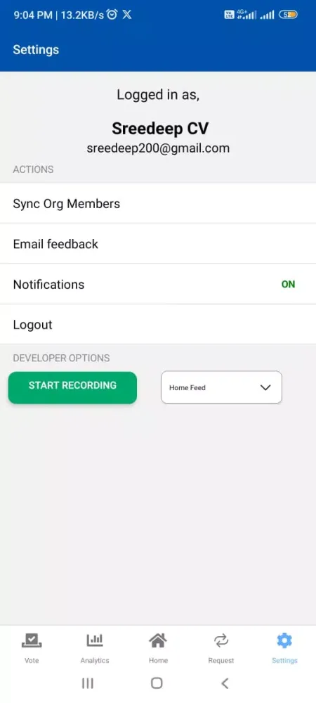 Feedback by Hexmos स्क्रीनशॉट