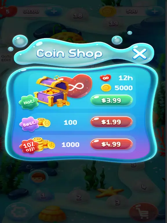 Bubble Shooter H2O iPad  स्क्रीनशॉट