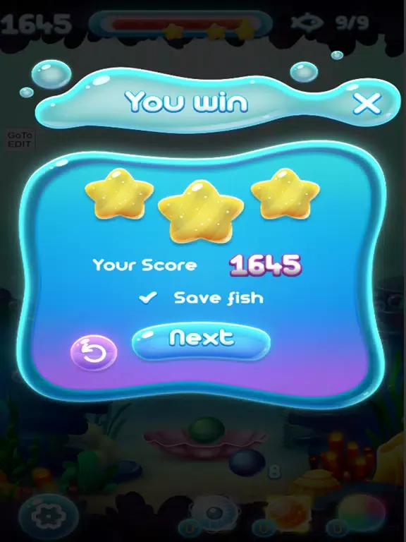 Bubble Shooter H2O iPad  स्क्रीनशॉट