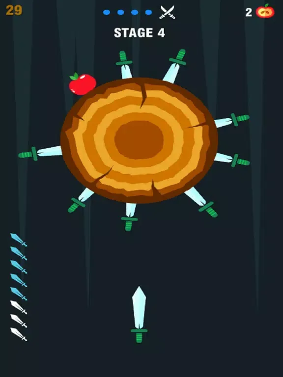 Lepida: Knife Hit Game iPad 應用截圖