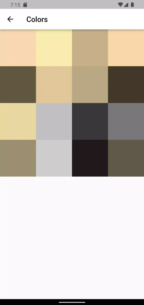Capturas de pantalla de Palette Generator
