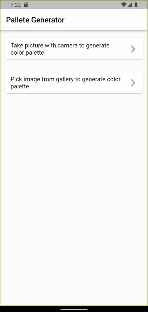 Capturas de pantalla de Palette Generator