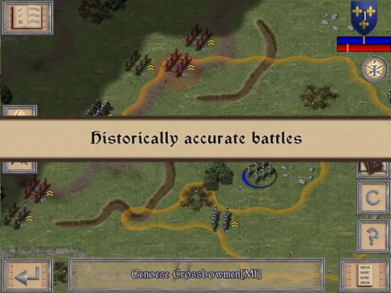 Capturas de tela do 100 Years' War iPad 