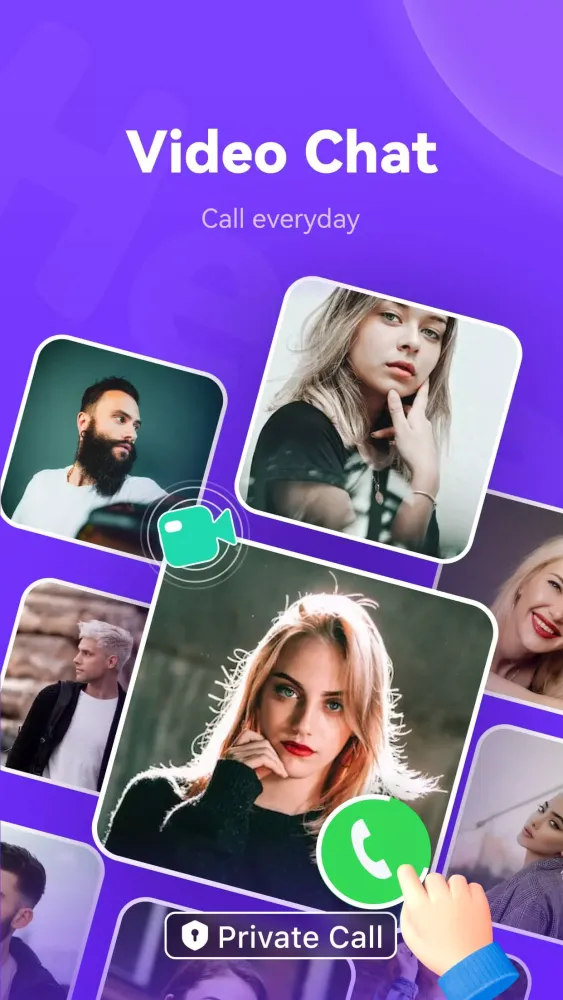 Heya - Video chat.Live.Friends应用截图