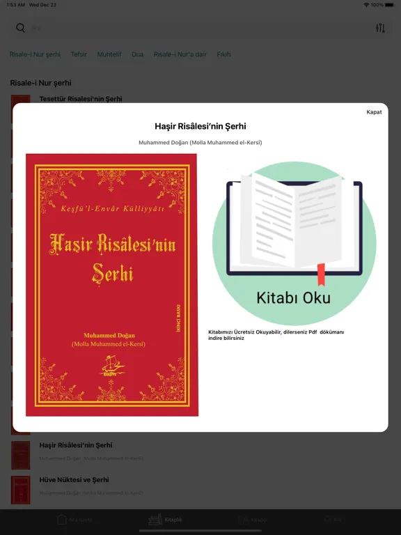 Risale-i Nur Şerhleri - Heybil iPad  سکرین شاٹس