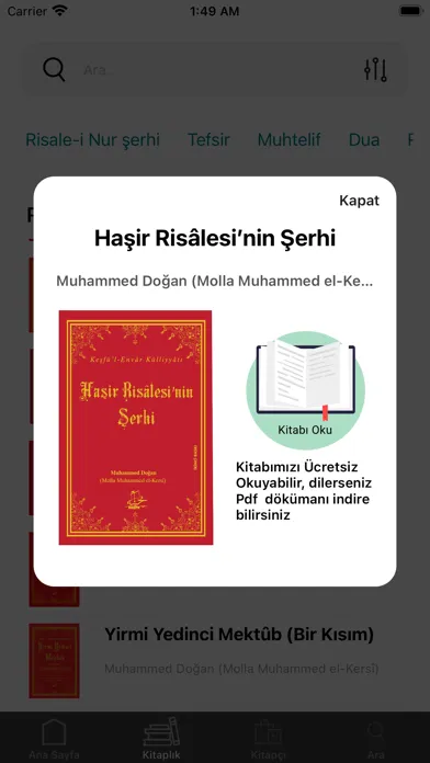 Risale-i Nur Şerhleri - Heybil سکرین شاٹس