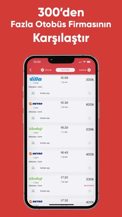 Capturas de tela do Heybilet—Turkey Flight Tickets