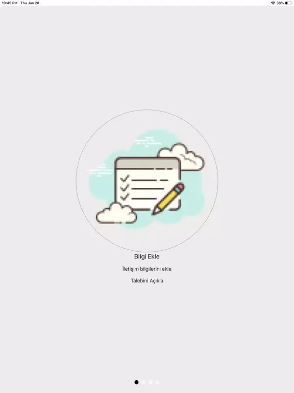 Ảnh chụp màn hình của Çek-Gönder iPad 