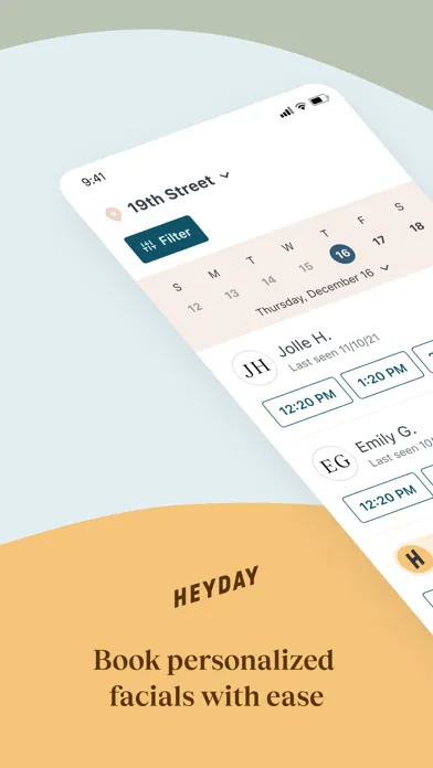 Heyday Skincare Screenshots