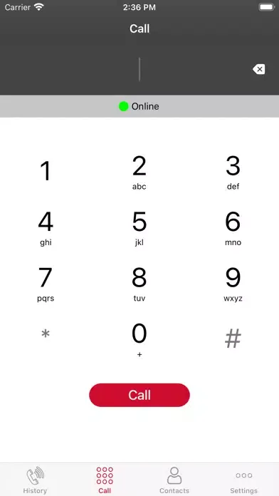 Ảnh chụp màn hình của SDT Phone