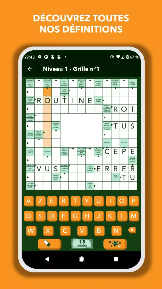 Mots fléchés Screenshots