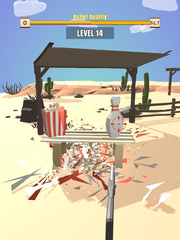 Tangkapan skrin Bullet Shop 3D iPad 