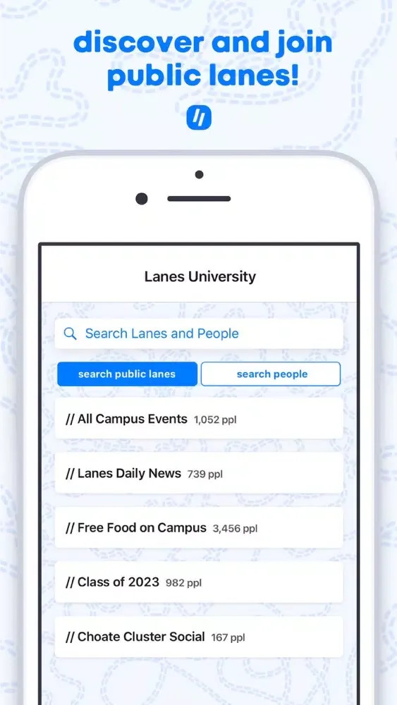 Lanes - Campus Chat应用截图