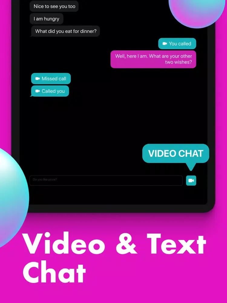 Tangkapan layar Hey - Live Video Chat iPad 