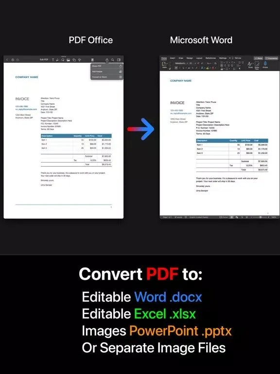 PDF Office, Edit Adobe Acrobat iPad 應用截圖