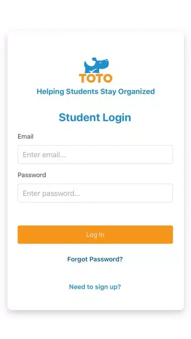 Tangkapan layar Hey Toto Student