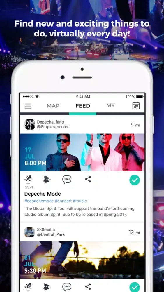 Capturas de pantalla de HeyYa! best events nearby