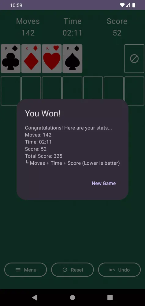 Hermes Solitaire Screenshots