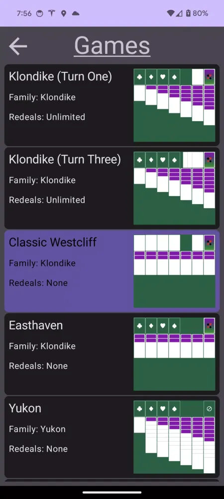 Hermes Solitaire Screenshots