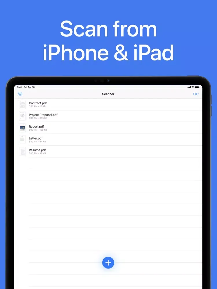 Document Scanner: Scan to PDF iPad  স্ক্রিনশট
