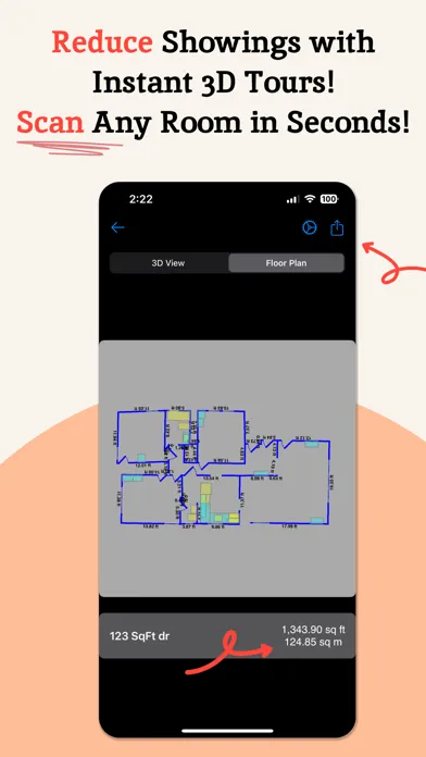 Captures d'écran de Area Calculator Floor Planner