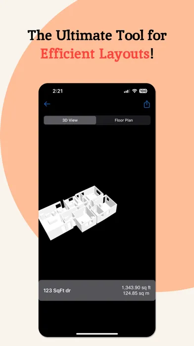 Captures d'écran de Area Calculator Floor Planner