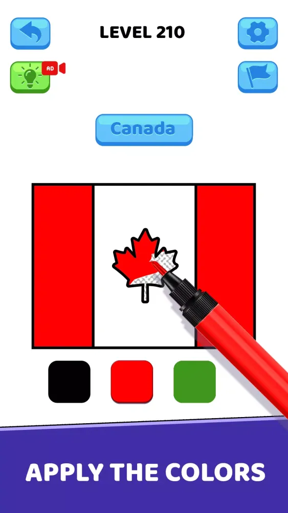 Flag Painting: Flag Puzzle Screenshots