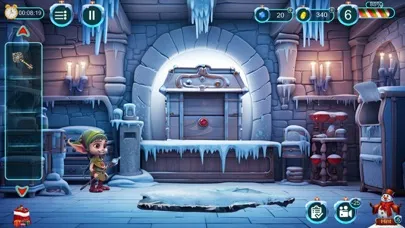 Tangkapan skrin Christmas Game: Frosty World