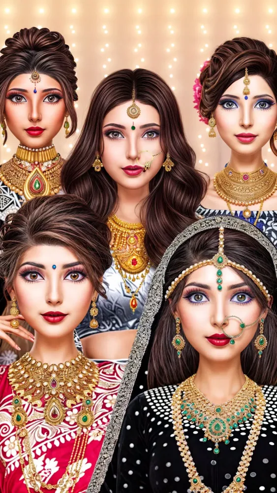 Girls Indian Wedding Dressup Screenshots