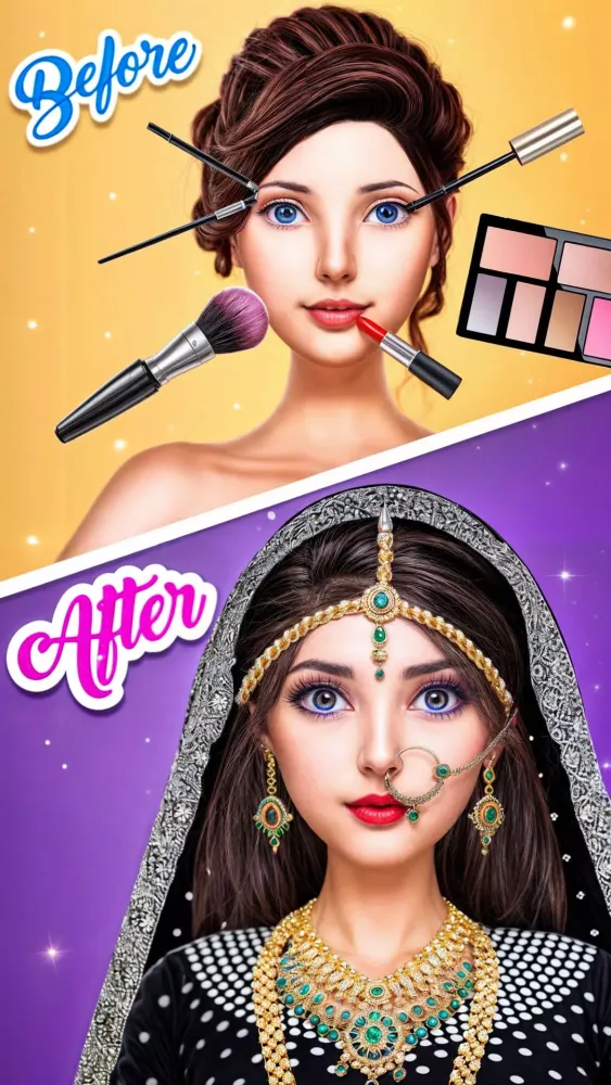 Girls Indian Wedding Dressup Screenshots