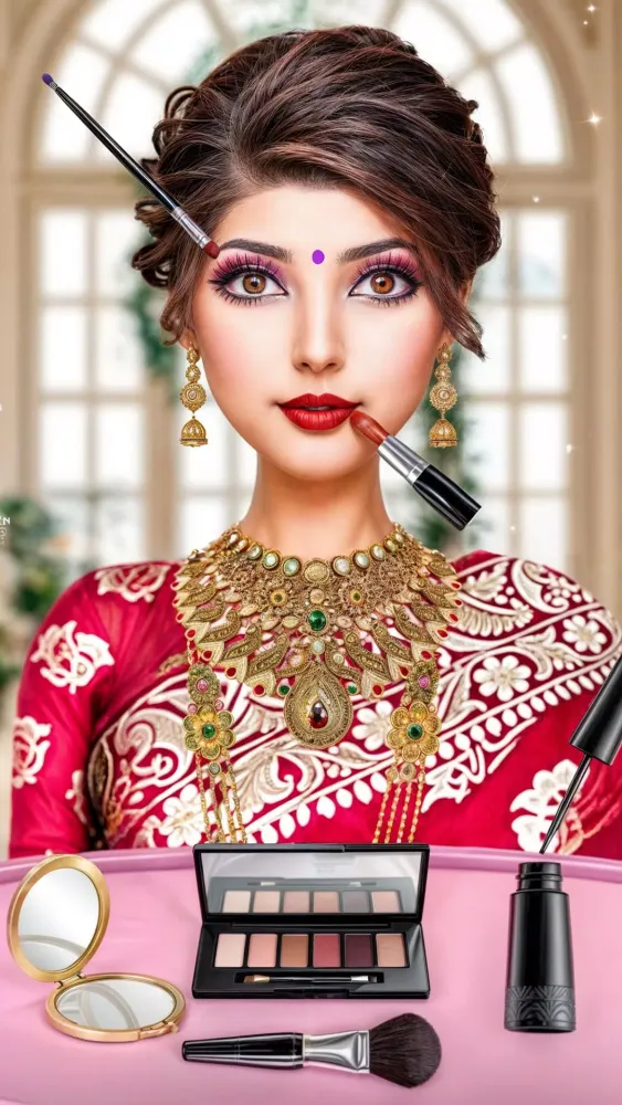 Girls Indian Wedding Dressup Screenshots