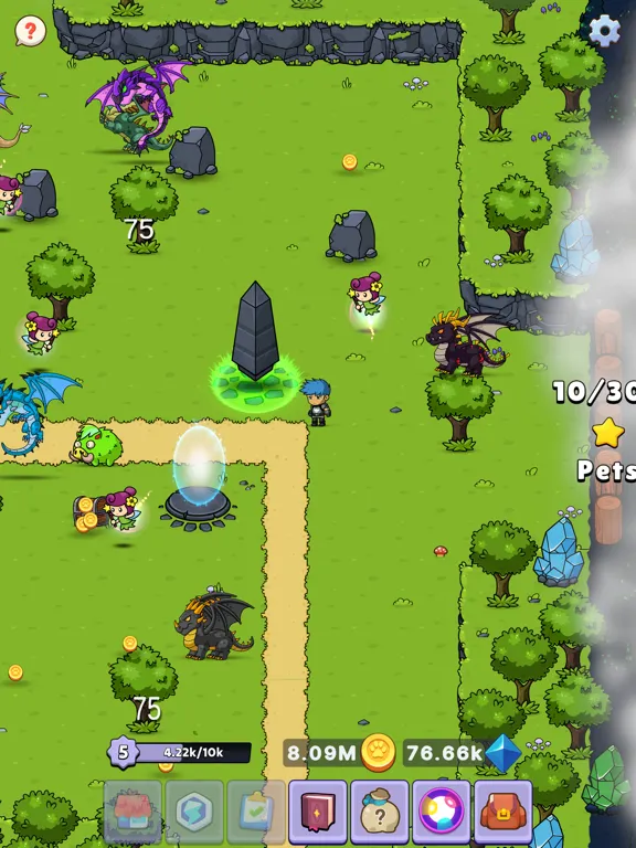 Tangkapan layar Pet Evolution: Idle Merge Game iPad 
