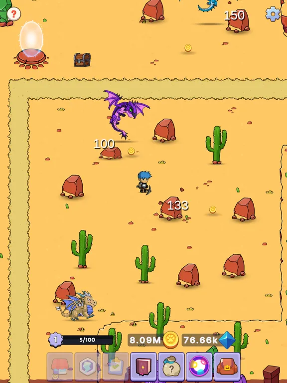 Tangkapan layar Pet Evolution: Idle Merge Game iPad 