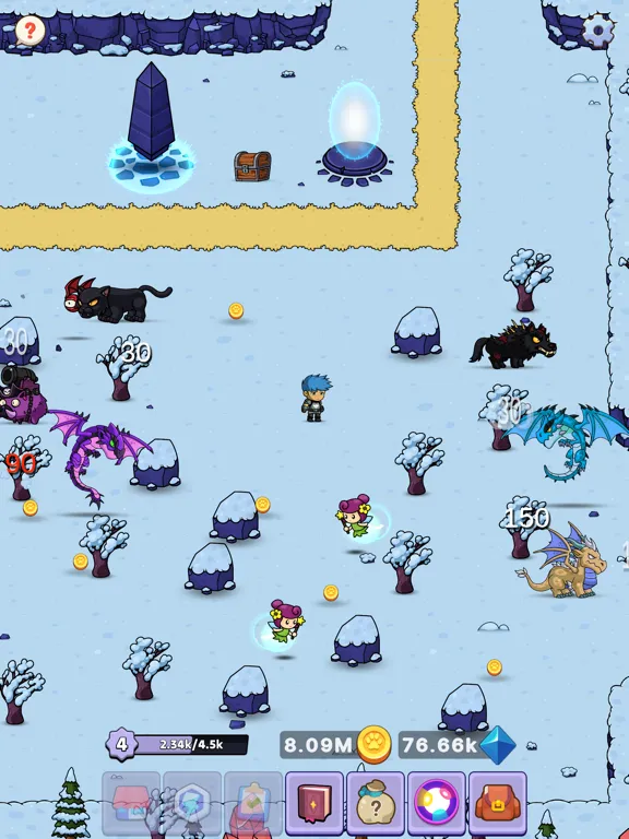 Tangkapan layar Pet Evolution: Idle Merge Game iPad 