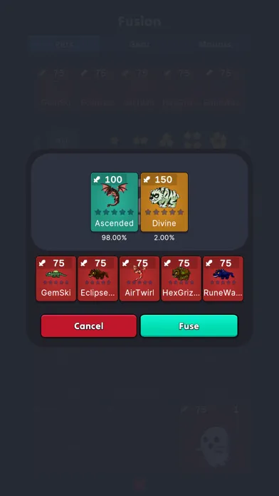 Tangkapan layar Pet Evolution: Idle Merge Game