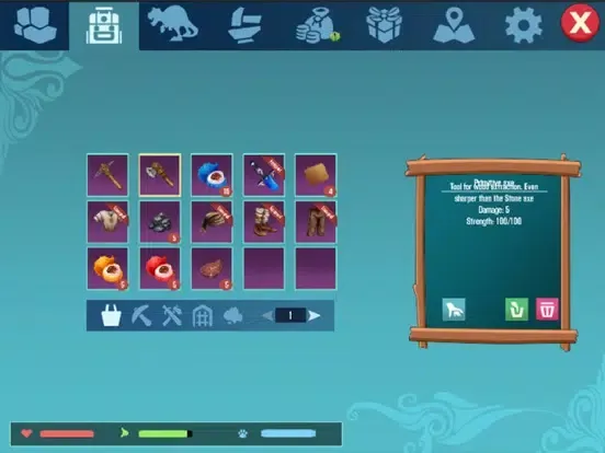 Capturas de tela do Dinosaur Island-Survival Games iPad 