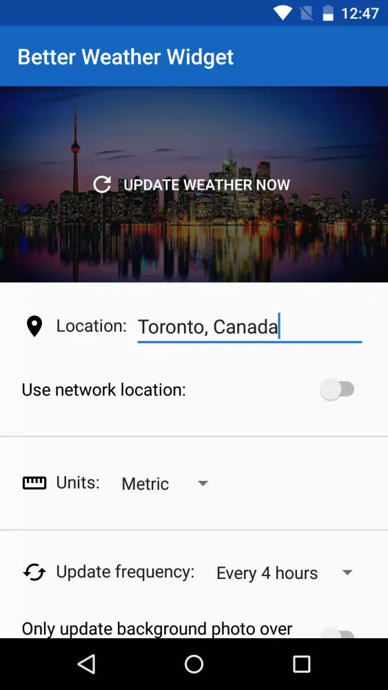 Better Weather Widget应用截图