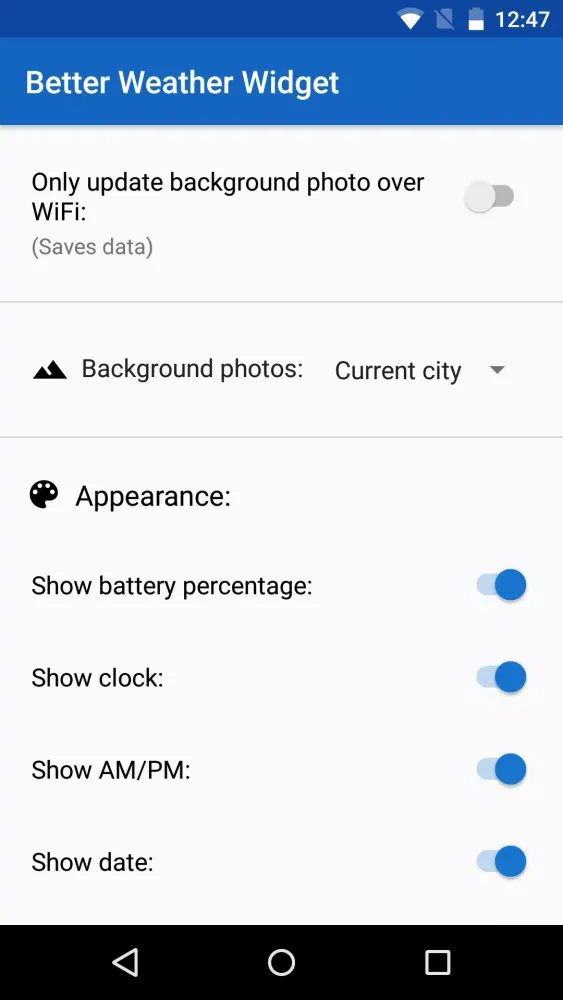 Better Weather Widget应用截图